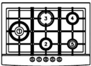 ROSIERES RTG 95 SQF IN - Adaptação a diversostips de gás - 104