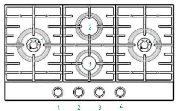 ROSIERES RTG 95 SQF IN - Elektrische kookplaten/Glaskeramik verwarmings-elementen - 47