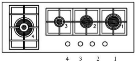 ROSIERES RTG 95 SQF IN - Adaptação a diversostips de gás - 130