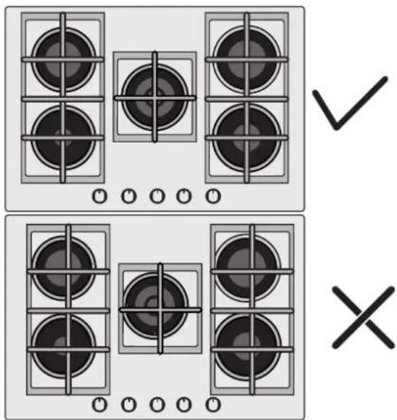 ROSIERES RVG6K3B1 - UTILIZACION DE LA PLACA INSTRUCCIONES PARA EL USUARIO - 1