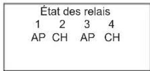 Fantini Cosmi EV91D - SOUS-MENU « INFORMATIONs » - 1