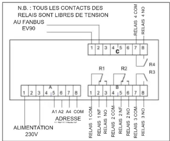 Fantini Cosmi EV91D - SCHEMA ELECTRIQUE EV91D - 1