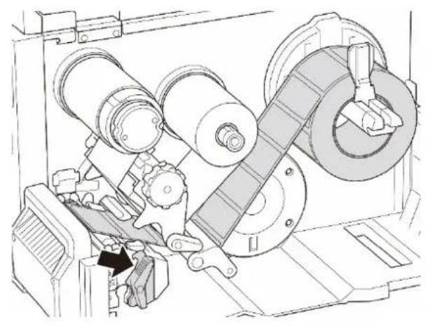 BROTHER TJ4422TN - Chargement du support en mode cutter (en option pour TJ-4420TN/tj-4520tn/tj-4620tn) - 1