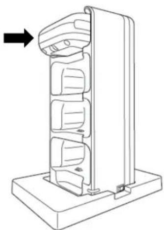 BROTHER RJ3055WB - Utilisation du socle de charge à batteries 4 baies (en option) - 2