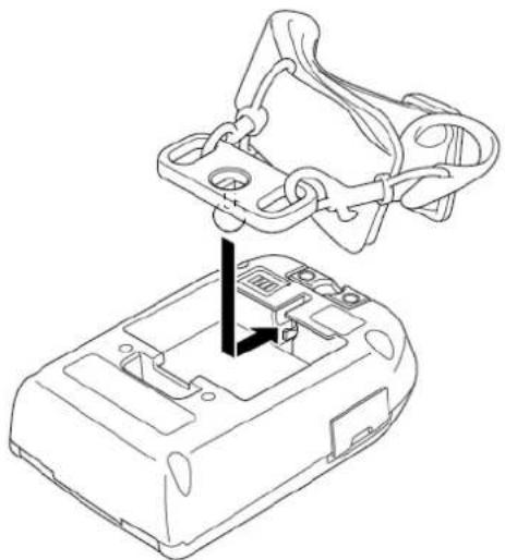 BROTHER RJ3055WB - Installation de la bandoulière avec adaptateur (facultatif) - 1