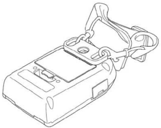 BROTHER RJ3055WB - Installation de la bandoulière avec adaptateur (facultatif) - 2