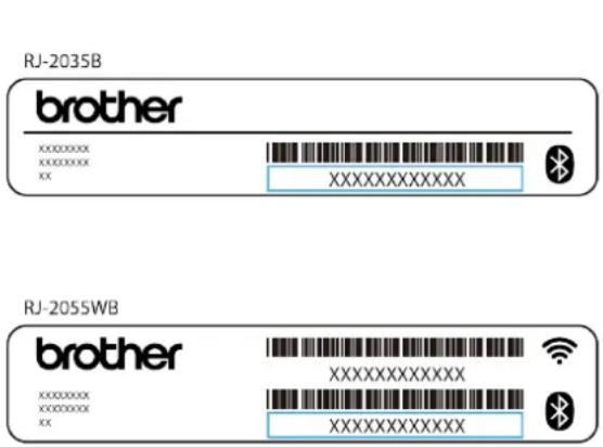 BROTHER RJ3055WB - Remarque - 1