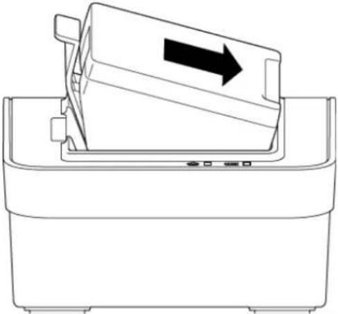 BROTHER RJ3055WB - Recharger la batterie avec le chargeur de batterie (PA-BC-005) (en option : uniquement compatible avec les modèles RJ-3035B/RJ-3055WB) - 3