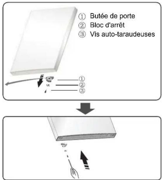 HISENSE RB390N4CCD - Inverser la porte - 14