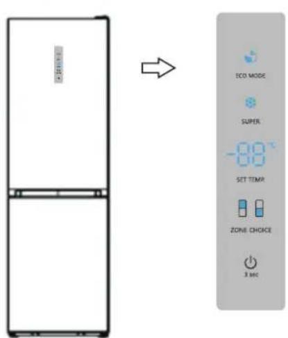 HISENSE RB390N4CCD - Bedienfeld - 1