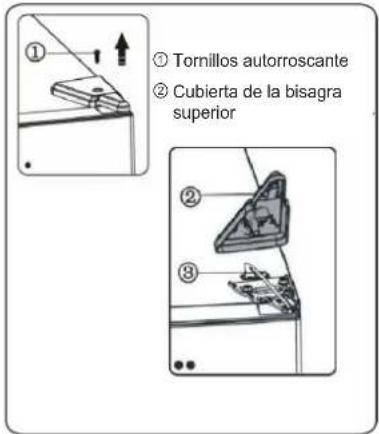 HISENSE RB390N4CCD - Invertir la puerta - 6
