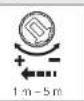 STEINEL L 810 S Z - Regolazione del raggio d'azionze (sensibilità) Impostazione di fab articio: 5 m - 1