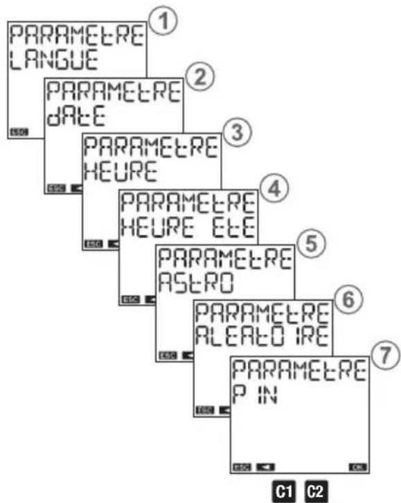 Vemer memo BT1 - MENUDESPARAMETRES - 1