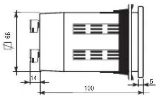 Vemer PR1P3A - SCHEMAS PANNEAU ARRIERE 33x75 mm - 2