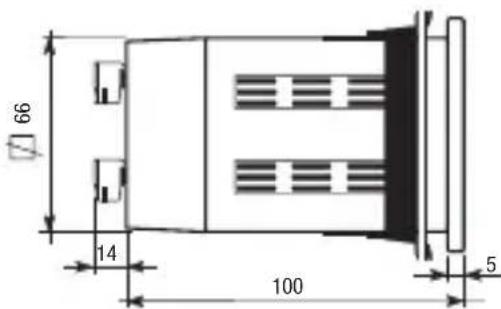 Vemer PR1DA - SCHEMAS PANNEAU ARRIERE 33x75 mm - 2