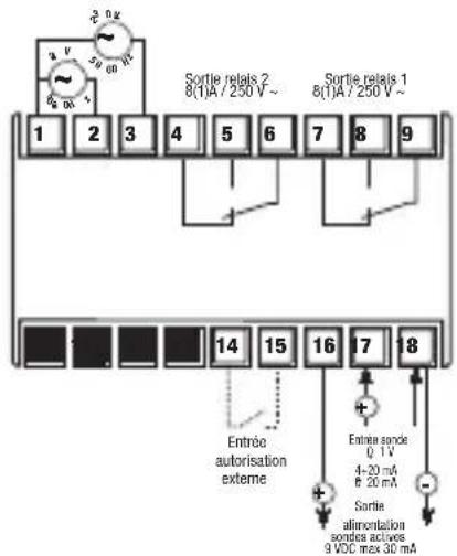 Vemer PR2DA - SCHEMAS PANNEAU ARRIERE 33x75 mm - 8