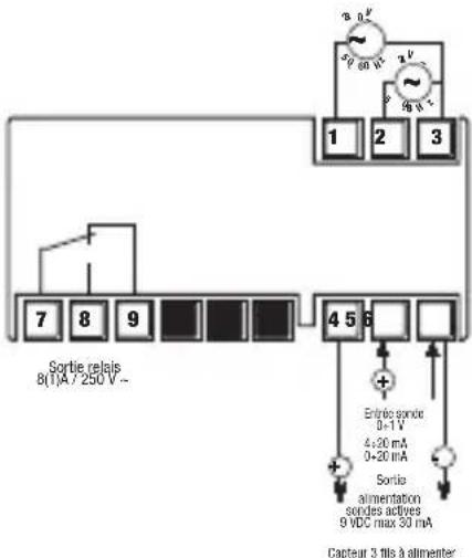 Vemer PR2P7A - SCHEMAS PANNEAU ARRIERE 72x72 mm - 1