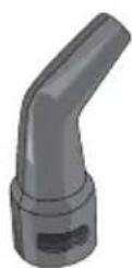 ARIETE Steam Mop 10 in 1 4164 - Les accessoires de petite dimension ont un seul sens de montage sur la rallonge. - 3