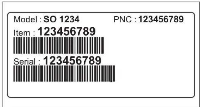 DOMETIC M65700 - Identificazione del modello - 1