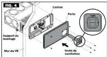 DOMETIC DFMD 25111 - Installation de la chaudière avec l'option porte standard - 4