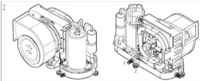 DOMETIC DCU - 7/) BefestigOngs' alterOngen 0nd Kondensata, la0f installieren - 2