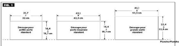 DOMETIC DFSD 20121 - Installation de portes standard - 1