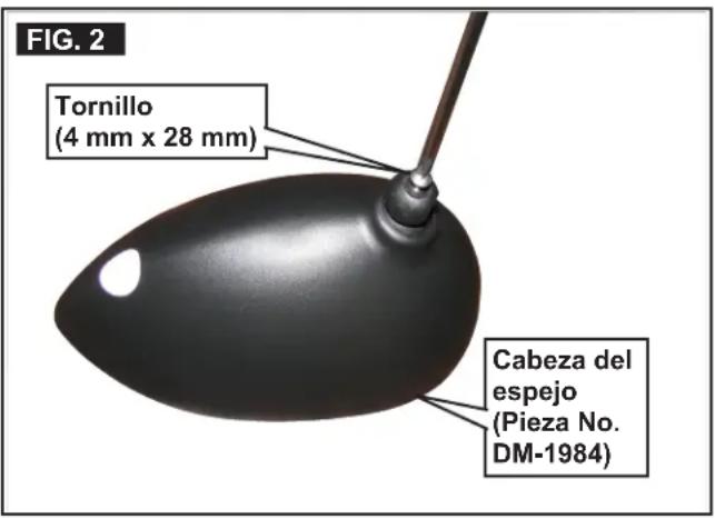 DOMETIC MILENCO AERO3 - Montaje del retrovisor - 1
