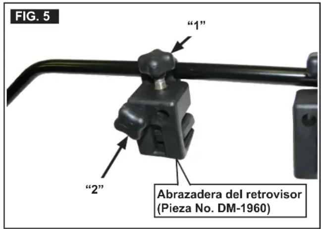 DOMETIC MILENCO AERO3 - Instalación del retrovisor - 2