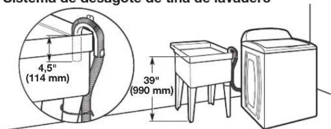KENMORE 21652 - Sistema de desagote de tina de lavadero - 1