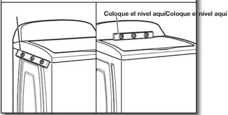 KENMORE 21652 - Revise la nivelación de la lavadora - 1