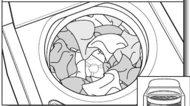 KENMORE 25132 - Load laundry into washer - 1