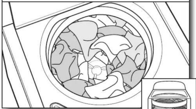 KENMORE 25132 - Charger les vêtements dans la laveuse - 1