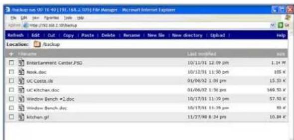 NETGEAR ReadyNAS RRP4420 - Web ブラウザから共有にアクセスする - 3