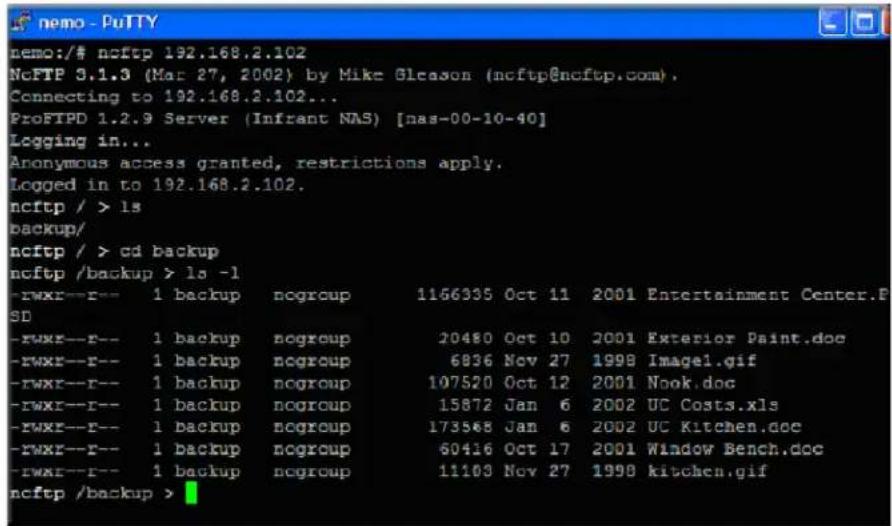 NETGEAR ReadyNAS RRP4420 - FTP/FTPS から共有にアクセスする - 1