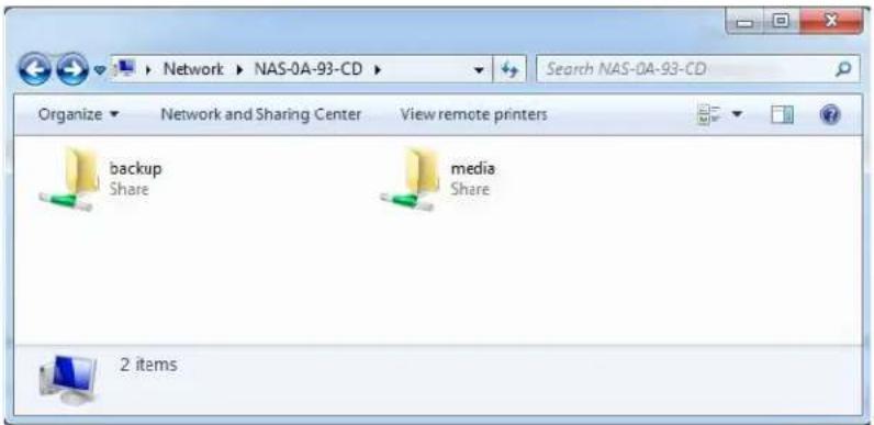 NETGEAR ReadyNAS RRP4420 - PC から共有にアクセスする - 3