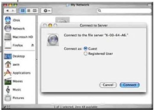 NETGEAR ReadyNAS RRP4420 - Bonjour による AFP 共有へのアクセス - 2