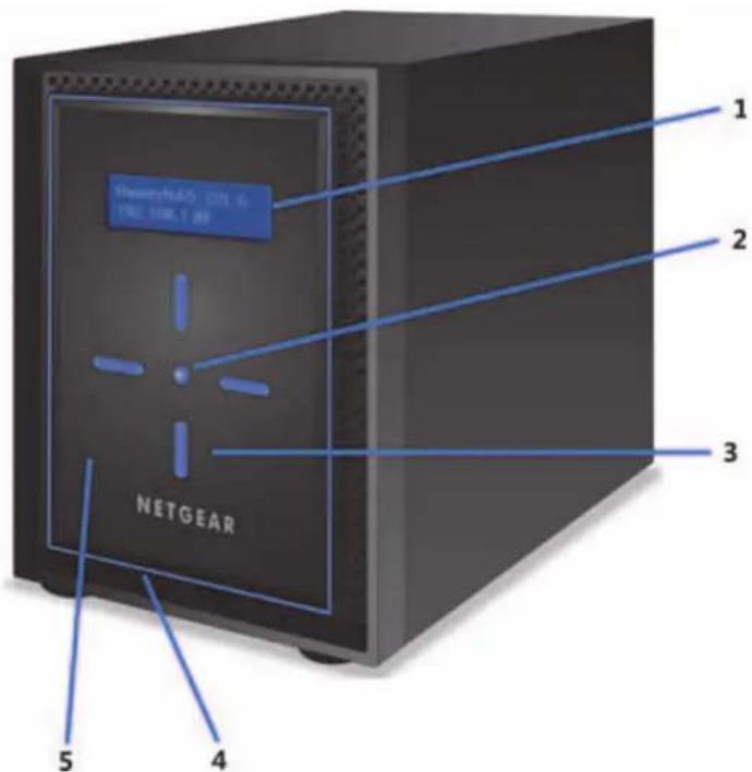 NETGEAR ReadyNAS R316 - 前面と側面 - 1