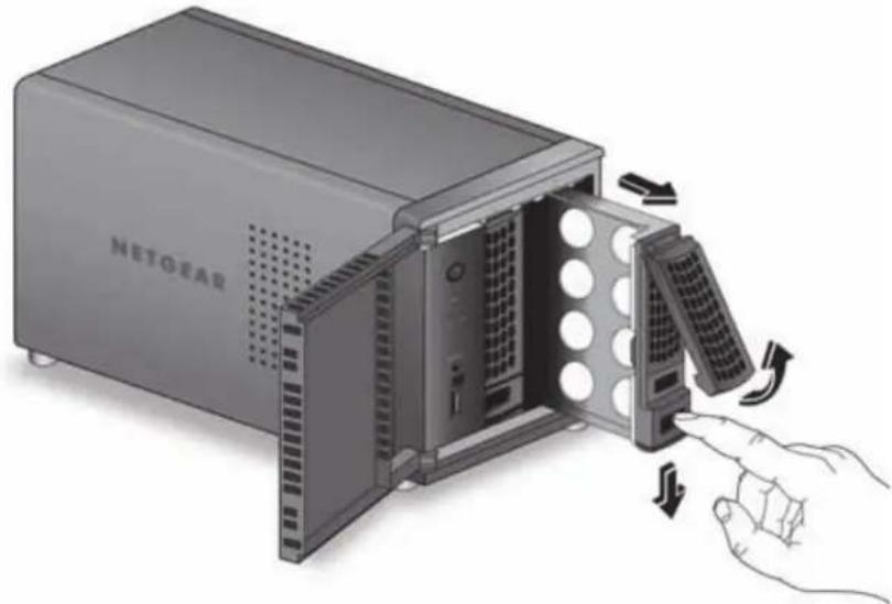 NETGEAR ReadyNAS R528X - インチの HDD を追加する: - 1