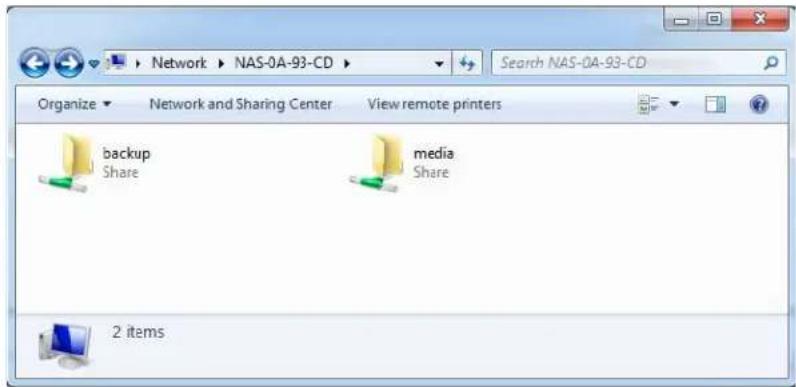NETGEAR ReadyNAS RRP4410 - PC から共有にアクせスする - 3