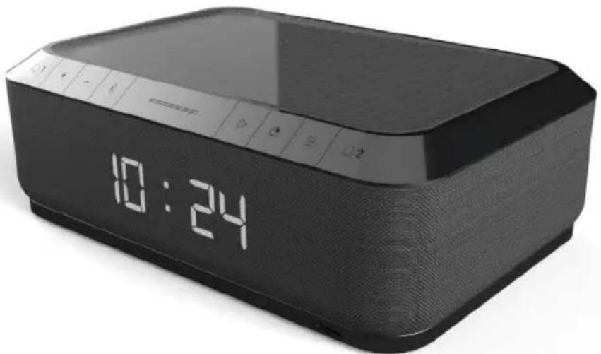BIGBEN RR140 - FM-RADIOWECKER MIT INDUKTIONS-LADEFUNKTION UND USB-LADEANSCHLUSS OPTIONAL: RR140I BT BLUETOOTH - 1