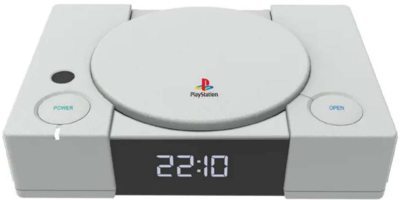 BIGBEN PS1AC - OROLOGIO CON DOPPIA SVEGLIA ED EFFETTI LUMINOSI - 1