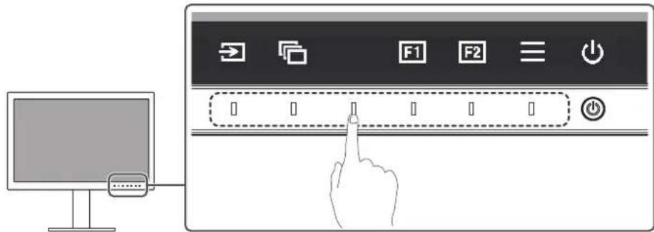 EIZO ColorEdge CG2700S - Fonctionnalités de base des touches personnalisées - 1