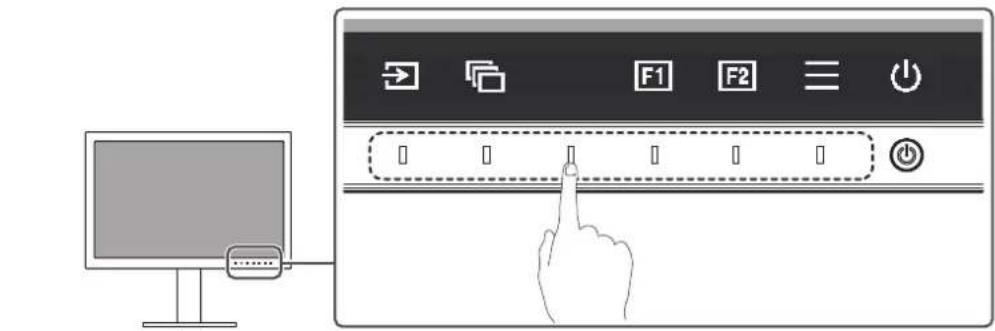 EIZO ColorEdge CG2700S - Méthode de fonctionnement des commutateurs - 1