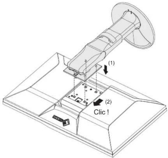EIZO ColorEdge CG2700S - Fixer le pied d'origine - 1