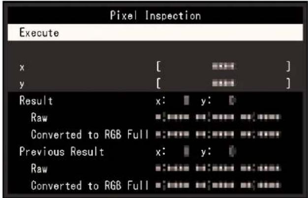 EIZO ColorEdge CG2700S - Exécution de la fonction pixel inspection - 1