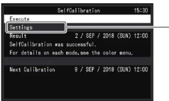 EIZO ColorEdge CG2700S - Fonctions de selfcalibration - 1