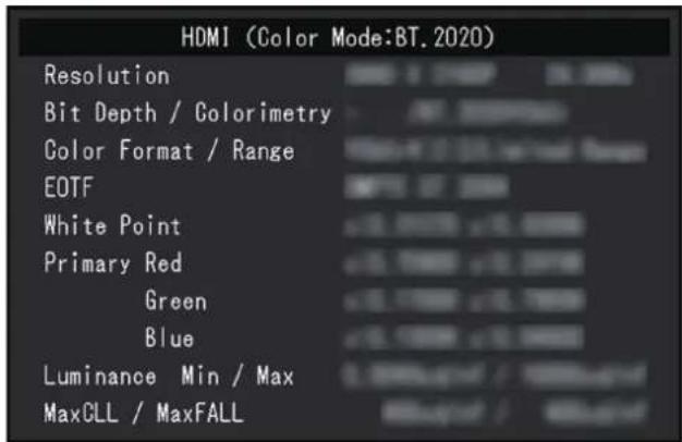 EIZO ColorEdge CG2700S - Information signalétique - 1