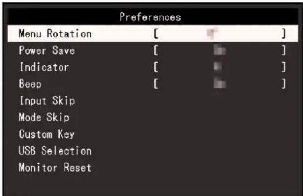 EIZO ColorEdge CG2700S - Attribution d'une fonction à une touche personnalisée - 2