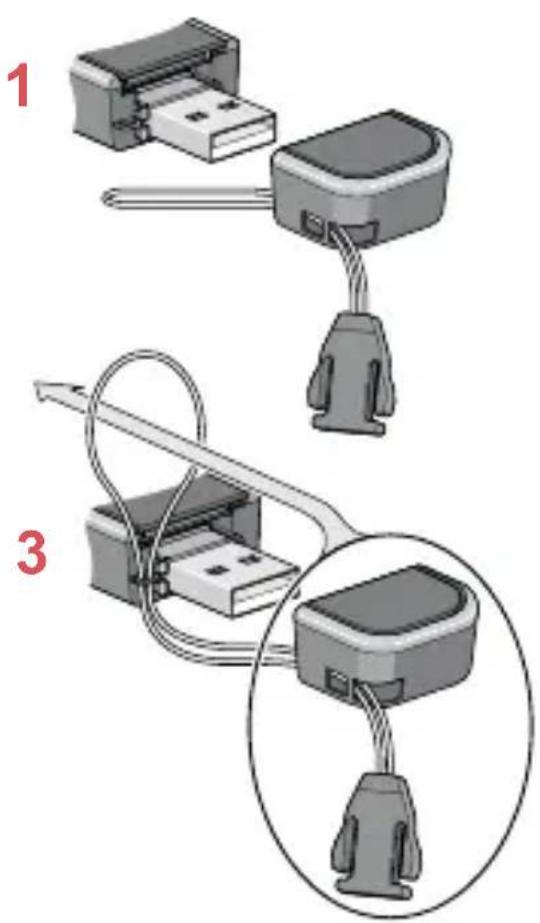 NETGEAR AirCard 309U - Acople el cordón - 1