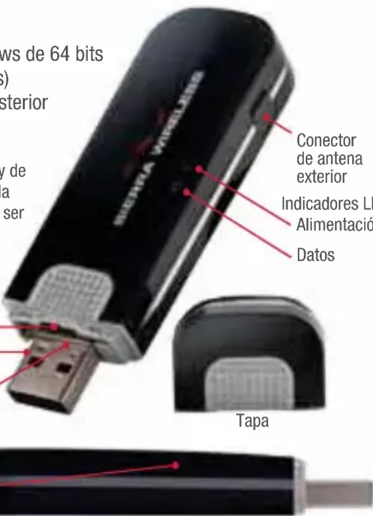 NETGEAR AirCard 309U - Puede utiliser el módem USB con cualesera de这些东西 operativos: - 1